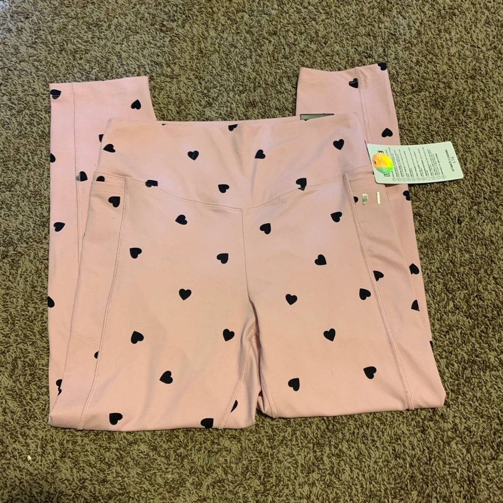 Vs pink heart leggings